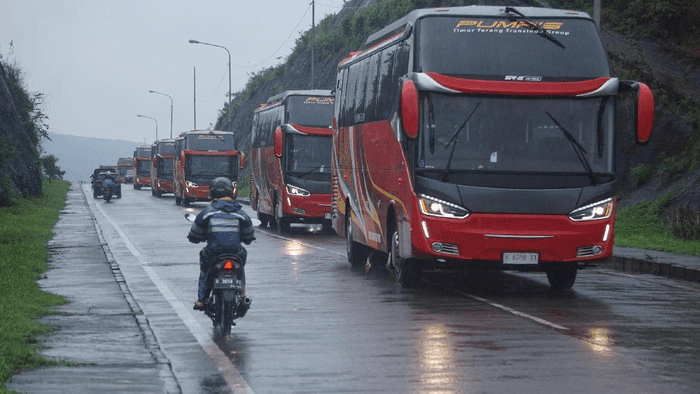 sewa bus mudik lebaran